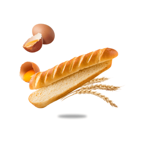 Baguette viennoise (350g) Prix unitaire HT : 1€ Prix au carton : 50€ Carton : 50 pcs - L'Atelier K LLC