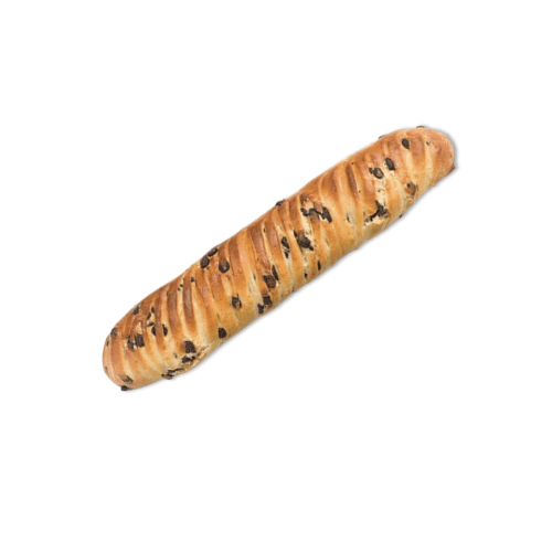Demi viennoise chocolat(100g) Prix unitaire HT : 0,70€ Prix au carton : 70€ Carton : 100 pcs - L'Atelier K LLC